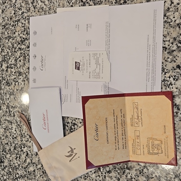 Cartier C De Cartier Diamond Ring in Platinum  0.07 CTW - Picture 6 of 6